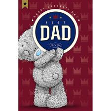 Best Dad Me To You Bear Fathers Day Card With Beer Mat Image Preview